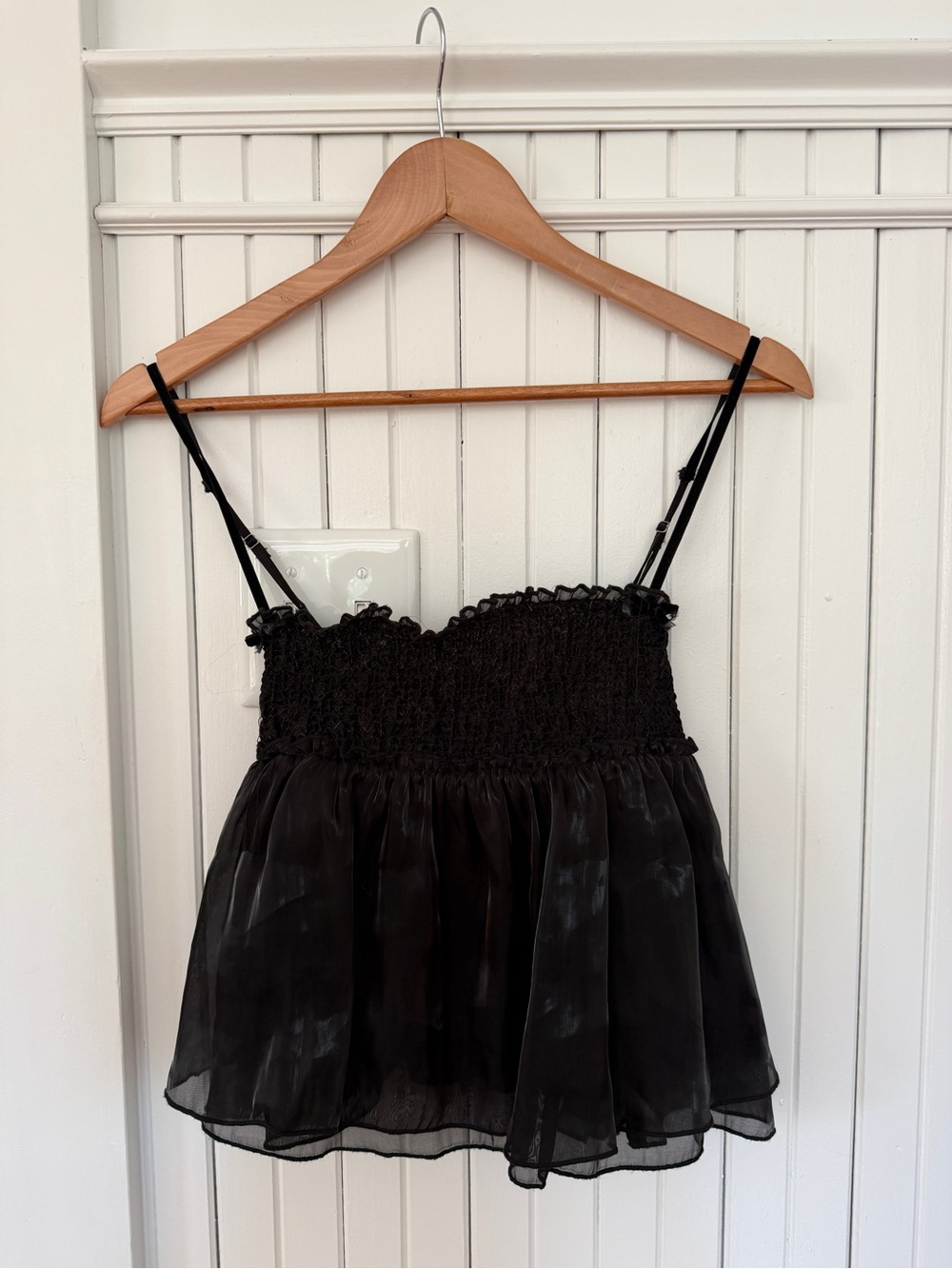 Free People Black Tank top